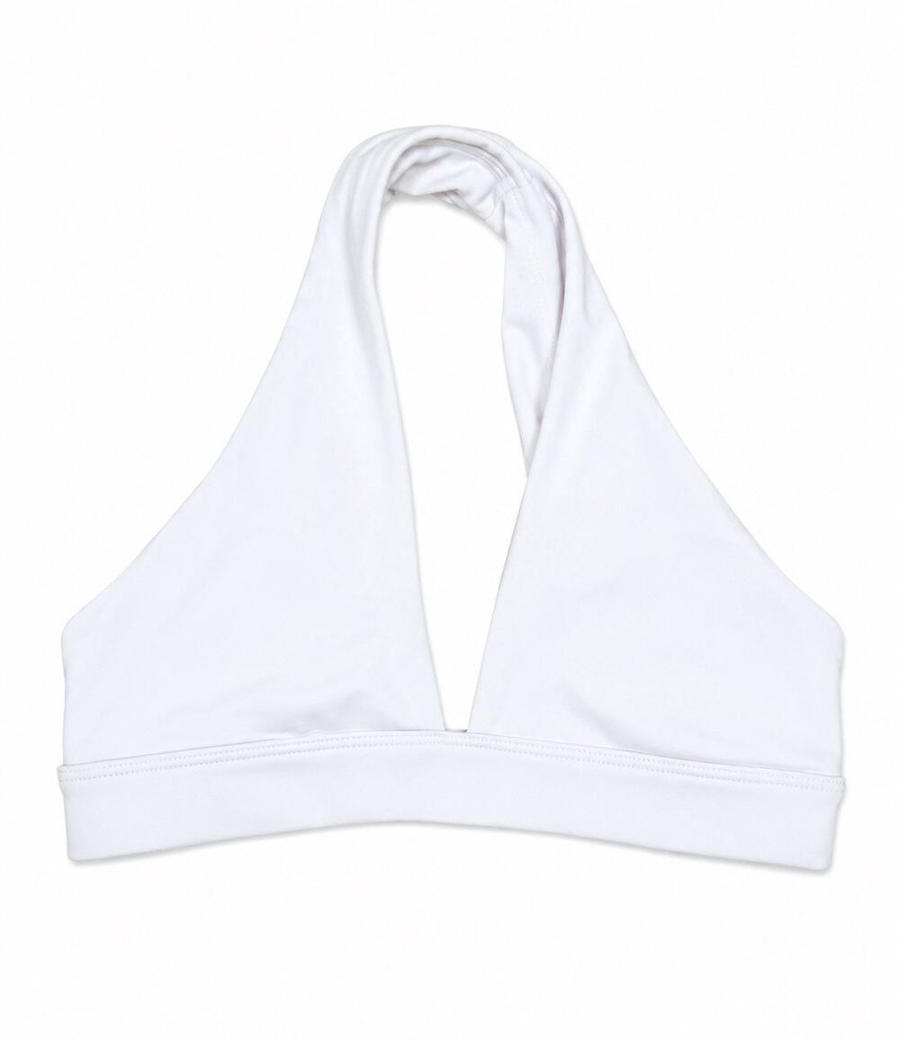 Alo Alosoft Switch It Up Bra in White XS Halter Style